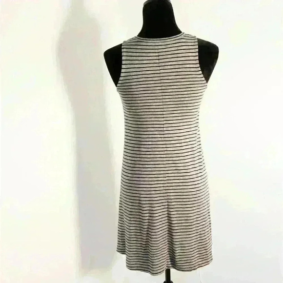 MADEWELL Highpoint Tank Striped Dress Gray XXS - Picture 8 of 10